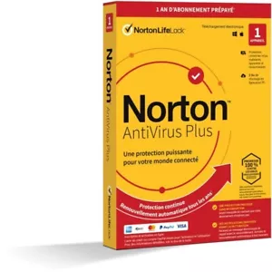 Software Norton Lifelock Antivirus Plus 2Go 1 Post Box Version Physical - Picture 1 of 3