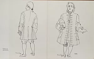 Litografía ""Bourgeois"" de Raoul Dufy - Imagen 1 de 4