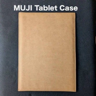 MUJI Japan Tablet Case Jeans Label Material Strong Durable Brand New Japan 11 in - Image 1 of 2