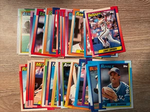 1990 Topps Baseball Lot (35) Top Zustand, Minor Stars, Commons - Bild 1 von 4