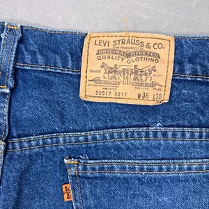 Vtg Levis 517 Jeans Mens 36x30 Blue Orange Tab Bootcut USA Made 80s Ins Altered - Picture 1 of 18