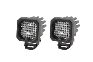 Diode Dynamics SSC1 Pro White Wide Light Pod Kit W/ Amber Backlight W/ Harness - Picture 1 of 12