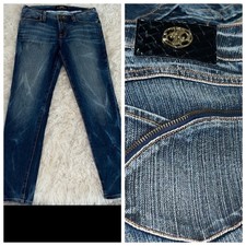 Baby phat Y2K Mid rise back pockets zipper details Jeans Size 9