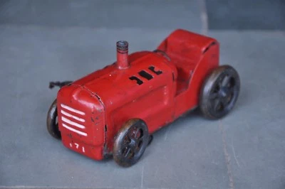 Vintage Wind Up Farm Tractor Litho Tin Toy , Japan ? - Image 1 of 4