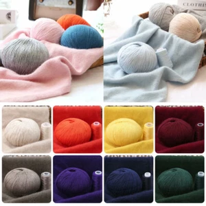 NEW Sale Luxuriou Soft 50g Mongolian 100% Cashmere Hands Knitting Baby Wool Yarn - Picture 1 of 61