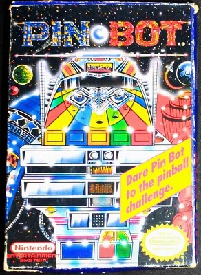 Pinbot Pin Bot Authentic Nintendo NES EXMT condition COMPLETE n box! - Image 1 of 4