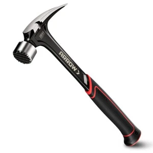 ARROW 20 oz Straight Rip Claw Hammers Side Nail Puller With Magnetic Nail Holder - Picture 1 of 10