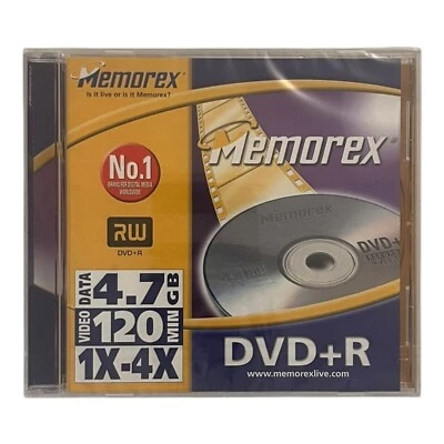 Memorex DVD+R Rohling 4.7GB 120min 1 Stück NEU & OVP - Bild 1 von 2