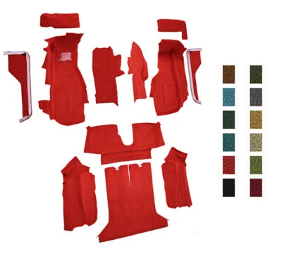 Kit de alfombra moldeada Cutpile original cupé Chevy Corvette 84-87 *Hecho en EE. UU.* Foto 1 de 4