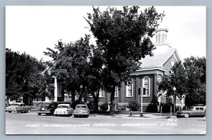 WATERTOWN SD CONGREGATIONAL CHURCH VINTAGE REAL PHOTO POSTCARD RPPC - Picture 1 of 2