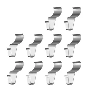 10 Pack Vinyl Siding Hooks Hanger No-Hole Needed Clips for Outdoor Hanging Decor - Picture 1 of 8