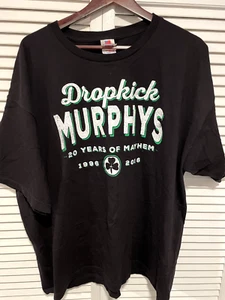 Dropkick Murphys 2016 20 Years of Mayhem Concert TShirt 2XL - Picture 1 of 3