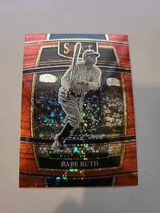 Babe Ruth [Red Disco Prizm] #70 2022 Panini Select