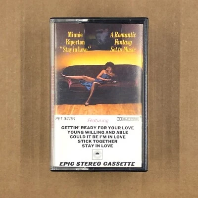 MINNIE RIPERTON Cassette Tape Funk Disco STAY IN LOVE STEVIE WONDER PAM GRIER - Image 1 of 4