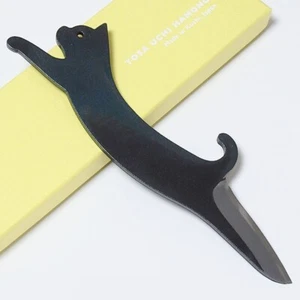 Coltello per carta gatto nero Tosa Fujigen Hamono Giappone Satoshi Yamashita - Foto 1 di 5