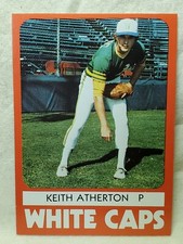 1980 TCMA West Haven White Caps Keith Atherton #16 Minor League M1