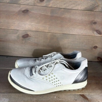 ecco biom hybrid 2 女式 39 码高尔夫鞋白色牦牛皮革无钉运动鞋 — 第 1/4 张图片