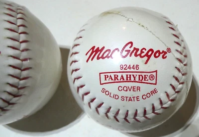 3 bolas de softbol MacGregor Parahyde Red Hawk 12" nuevas selladas Foto 1 de 4