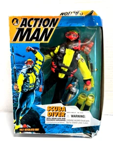 Action Man 12" SCUBA DIVER Articulated Figure NEW Kenner/Hasbro 1995 - Picture 1 of 8