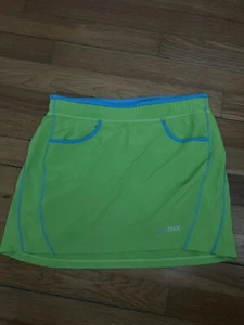 Marmot Girl's Cascade Skort Activewear Green Pockets Drawstring Size XL - Picture 1 of 4