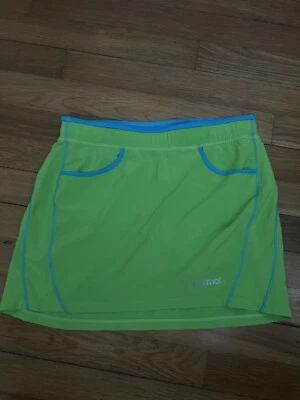 Marmot Girl's Cascade Skort Activewear Green Pockets Drawstring Size XL - Image 1 of 4