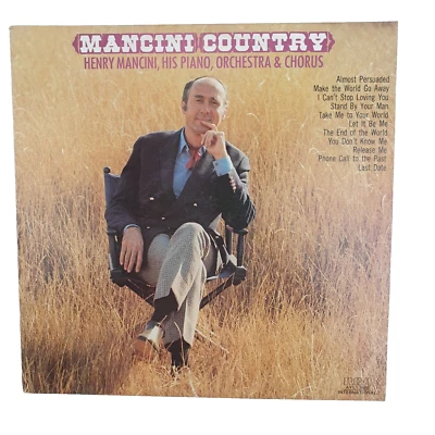 Henry Mancini, His Piano, Orchestra & Chorus – Mancini Country LP Vinyl Record - Image 1 of 4