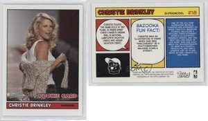 2005-06 Topps Bazooka Christie Brinkley #218