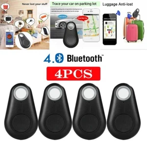 4Pcs Mini Pet Dog Cat Bluetooth Locator Tracker Tracking Anti-Lost Device USA - Picture 1 of 7