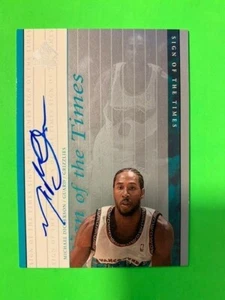 1999-00 SP AUTHENTIC MICHAEL DICKERSON SIGN OF THE TIMES AUTOGRAPH ~ #MI - Picture 1 of 1