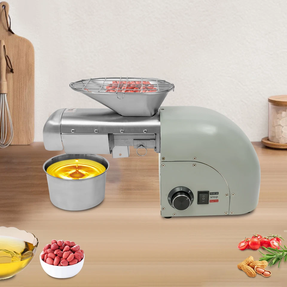 Máquina de prensado de aceite, molino de aceite eléctrico, máquina de extracción de aceite Foto 1 de 4