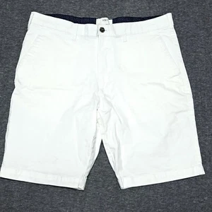 Pantalones Cortos Colección M&S Hombres 36 Blanco Chino Algodón Elastizado Informal Verano Aspecto Limpio - Imagen 1 de 15