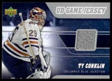 2005-06 Upper Deck UD Game Jerseys Series Ty Conklin Edmonton Oilers #J-TC