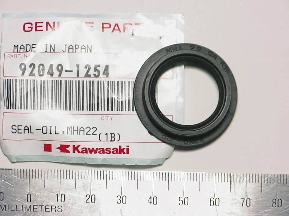 92049-1254 $3,99 Kawasaki Ninja KX 125 250 500 KDX 200 KLX650 sello de suspensión Foto 1 de 1
