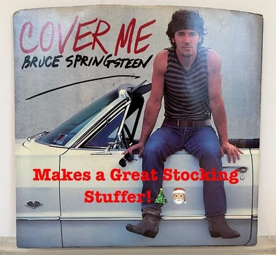 B. Springsteen “Cover Me” 45 rpm, 7” Vinyl Single•Vintage 1984 Release - Image 1 of 4