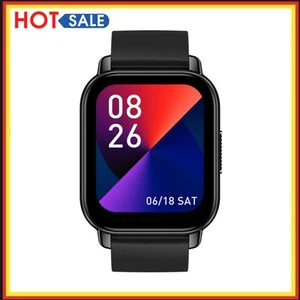 Fitness Tracker Smart Watch Bluetooth-compatible Voice Calling Bracelet (Black) - Zdjęcie 1 z 9