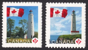 2007 Canada-SC# 2250-2251-Permanent-Lighthouse-2 Different from booklet-M-NH - Picture 1 of 1
