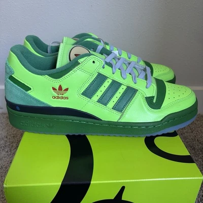 Adidas Forum 84 Low CL Simpsons Green Size 10.5 JQ5290 New Authentic - Image 1 of 4