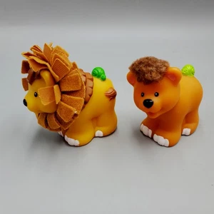 Touch and Feel Löwe Löwin Fisher Price Little People Tiere Arche Noah Zoo - Bild 1 von 4
