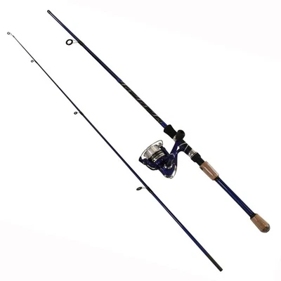 OKUMA FNX-70-40BL Fin-Chaser Spinning Combo, 40 Reel Size, 7' Length, 2 Piece, - Image 1 of 2