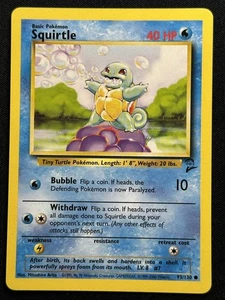 Squirtle Base Set 2 093/130 Pokemon card LP-NM - Picture 1 of 2