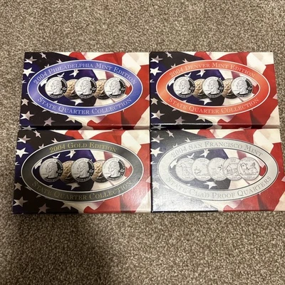 2004 P, D, Platinum & Gold Quarter set - Image 1 of 4