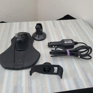 100% Genuine Garmin Car Charger GPS, Dash Mount, Window Mount, Clip - Picture 1 of 15