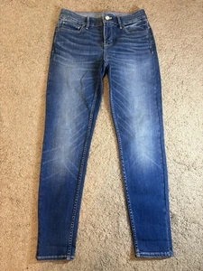 White House Black Market Damenjeans Größe 2P The Skinny hoher Bund blau adrett - Bild 1 von 11