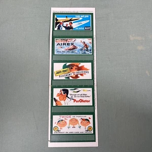 Lionel Billboard Cards Uncut Sheet – Vintage Model Train Accessory – Post Board - Picture 1 of 8