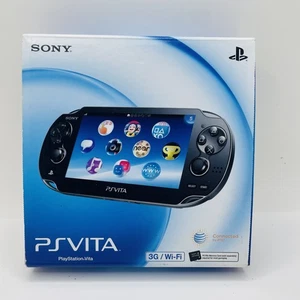 Negro Sony PS Vita PCH-1101 3GB / Wifi Completo en Caja CIB - Probado y Funcionando - Imagen 1 de 17