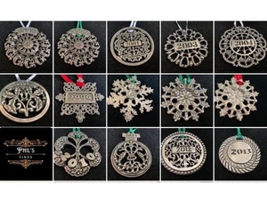 Wählen Sie Ihr massives Zinn besonderes Jahr hängend Weihnachten / Christbaumschmuck - Bild 1 von 15