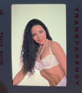 Vintage Nude 35mm Transparency Slide of Pin-up Pretty Girl Model N9070 - Imagen 1 de 1