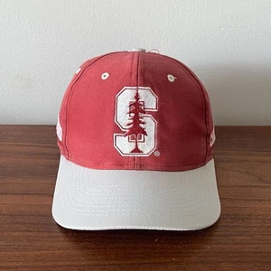 Vintage Stanford Cardinal Mütze SnapBack 90er weinrot/grau Einheitsgröße Konkurrent - Bild 1 von 7