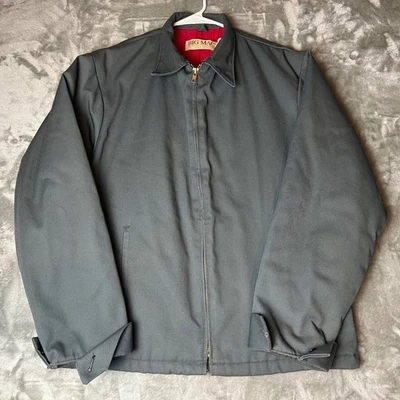 Big Mac Authentic Workwear Quilted Lined Jacket Gray L Tall Made USA - Image 1 of 4