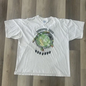 Camicia posteriore vintage anni 90 Grateful Dead Turtle Dream Catcher taglia 2XL 1998 fascia - Foto 1 di 10